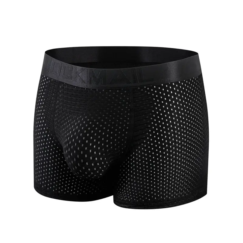 Nam Thân Tích Hợp Giả Mông Hông Nâng Tăng Cường Quần Short Quần Sịp Boxer Bộ Đồ Lót Định Quần Lót Nylon Thoáng Khí