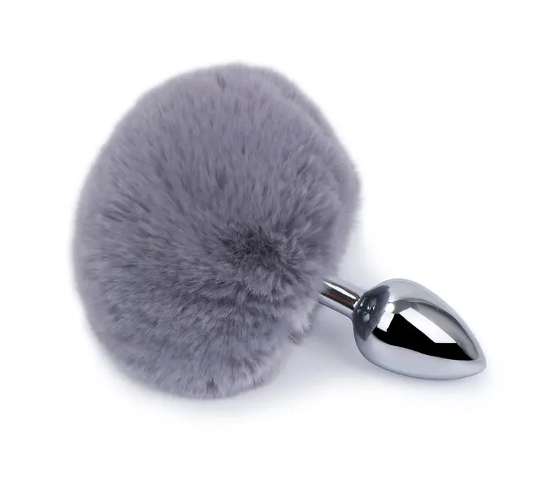 Metal Plush Rabbit Tail Anal Plugs Prostate Massager Butt Plug Rabbit Ear BDSM Cosplay Erotic Sex Toys for Women Adults Sex Game — image 10