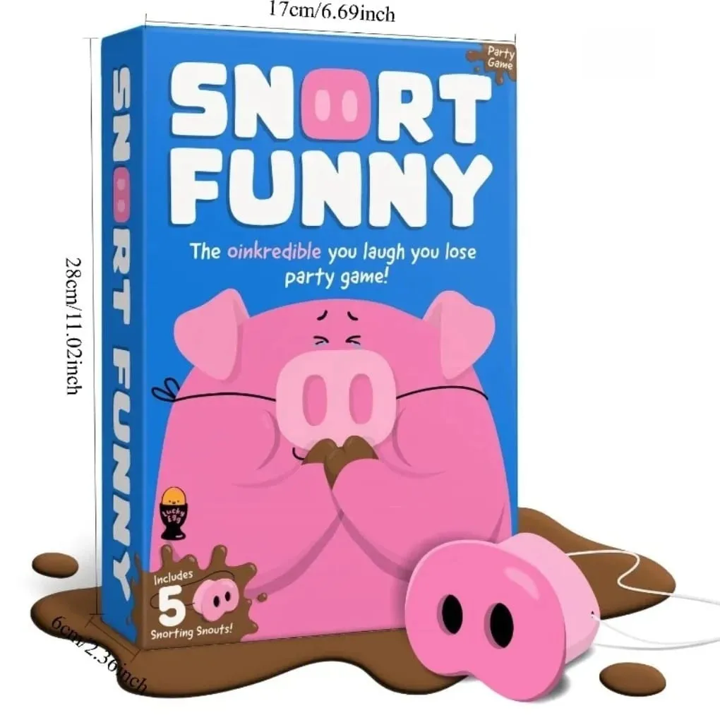 The New SNORT GUFFAW Party Game Smiling Means You Lose. — image 5