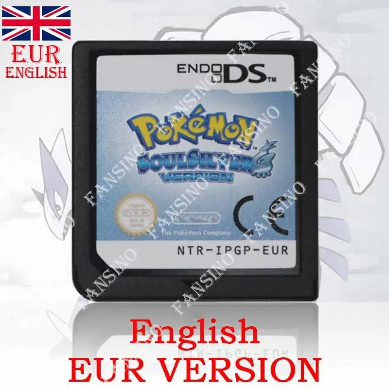 (미국 EUR AUS NOE ESP FRA ITA) 포켓몬 HeartGold SoulSilver 버전 고품질 정통 1:1 복제 DS 비디오 게임 카트리지 — image 9