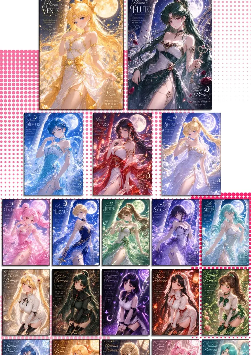 Wholesale 2026 New Crystal Creative Studio Sailor Moon Cards Tear Off The Card Children's Toys Birthday Gifts — image 5