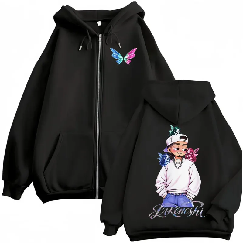 Omar Courtz Por Si Manana No Estoy New Album 2026 Tour Zipper Hoodies Men Women Fashion Hip Hop Pop Music Sweatshirt Jacket Coat — image 1