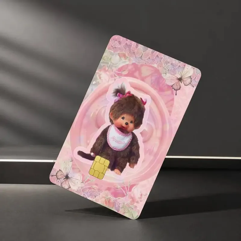 Cute M-MonchhichiS Sticker Film Tape Skin for Credit Card Debit Card Waterproof Stickers — image 6