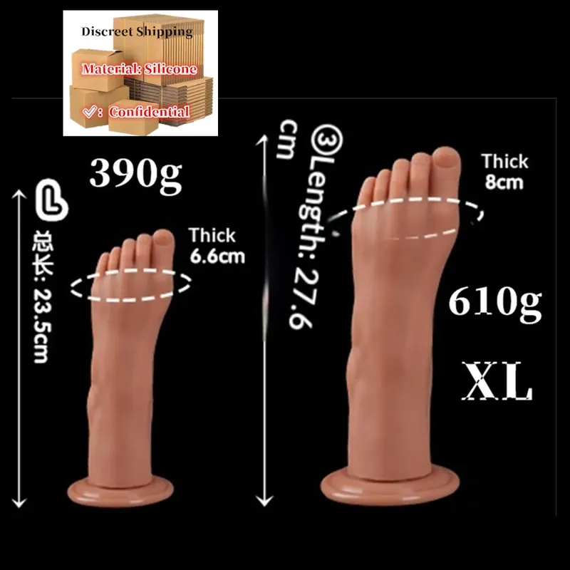 Voeten Stijl Anale Plug Grote Siliconen Kont ButtPlug Diepe Masturbator Dildo Dilatator Stimulator Anale Dildo Adult Sex Toy Voor Vrouwen 성인용품 — image 19