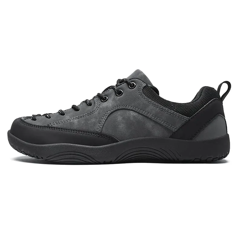 Unisex Barefoot Wide Toe Running Shoes Minimalist Artificial Leather Walking Sneakers Lace Up Lightweight Breathable Shoes — image 8