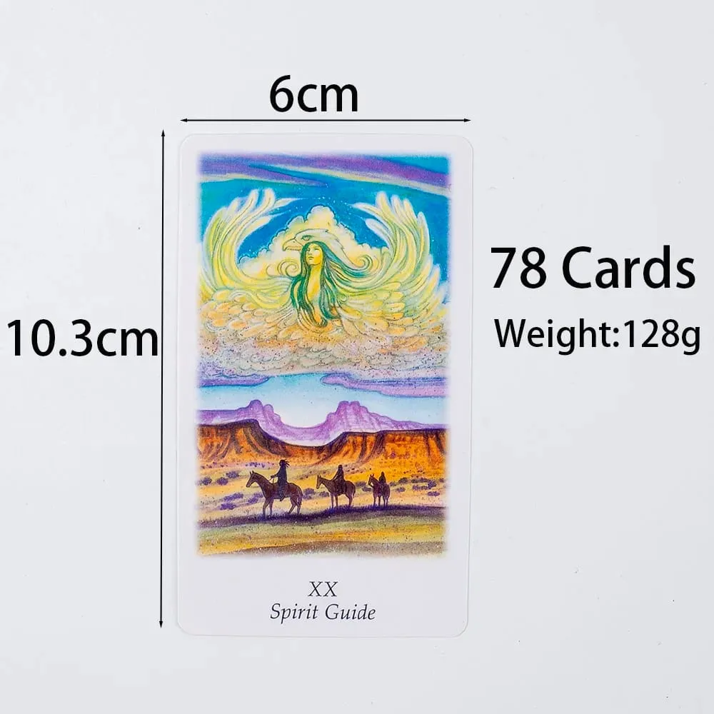 Hot Sales Vision Quest Tarot 78-Card Deck 10.3*6cm Fate Divination Tarot Cards FortuneTelling Card Games Party Board Game — image 4