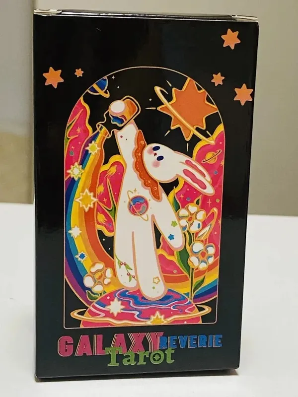 Galaxy Reverie Tarotkort 78 stk. søde tarotkort med kanin-tema Vent brætspil