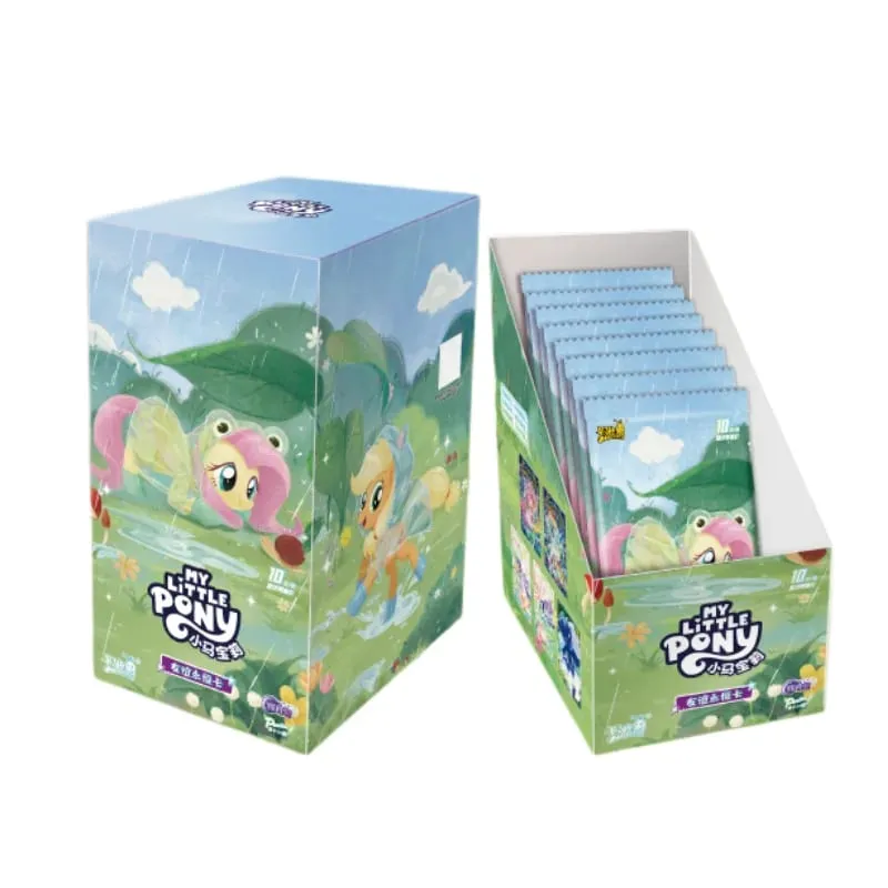 Autentyczny mój kucyk Little Pony przyjaźń na zawsze księżyc 12 11 10 seria karty kolekcjonerskie Fluttershy Anime gadżety prezenty — image 14