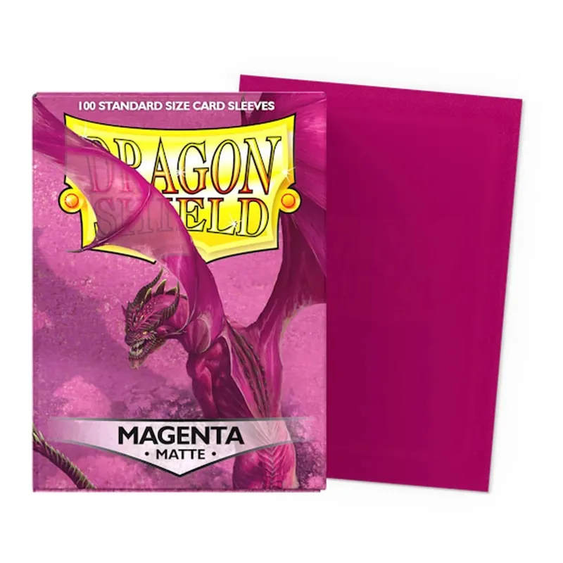 100 개/상자 66x91mm MTG/PKM/YGO/TCG 보드 게임 카드 슬리브 용 표준 크기 Demark Dragon Shield 무광택 카드 슬리브 — image 12