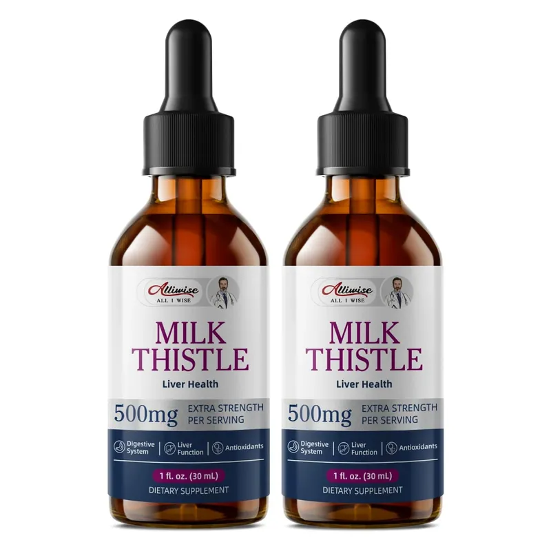 Alliwise Milk Thistle Drops The Wide-Reaching Benefits of Liver Detox & Cleanse Gut-Friendly Ingredients Gentle & Dependable