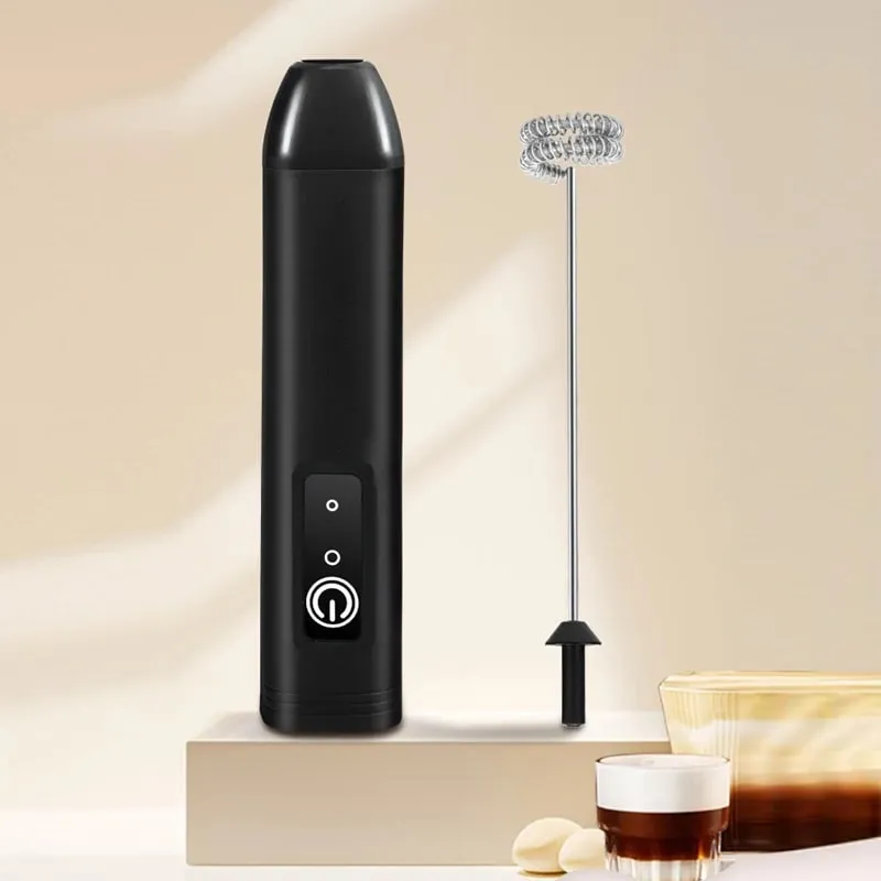 Rechargeable Electric Egg Beater na May Stand Bracket 3 Bilis Adjustable Hand Whisk Drink Mixer Milk Frother para sa Kape — image 3
