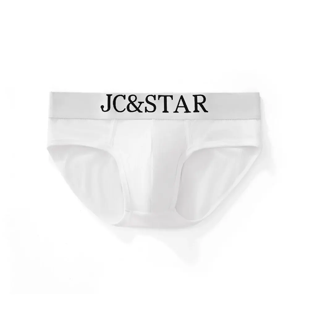 Slip intimo da uomo sexy dal design atletico dal taglio alto Mutande da uomo in cotone a costine Comfort sportivo Slip bikini da uomo Slip tanga — image 18