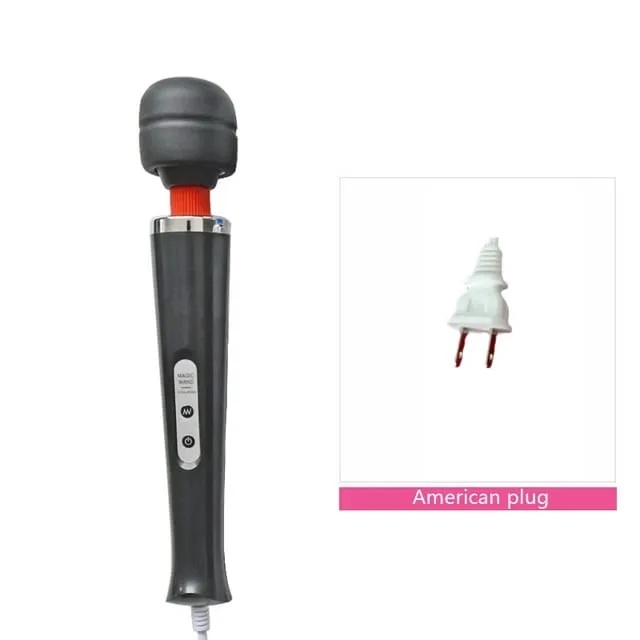 成人性玩具 AV 振動器強力魔棒 G 點刺激按摩器陰蒂振動器性玩具女性自慰黑狼新款 10 速魔棒按摩器大魔棒按摩棒 AV 振動器性感陰蒂女性性玩具歐元 — image 14