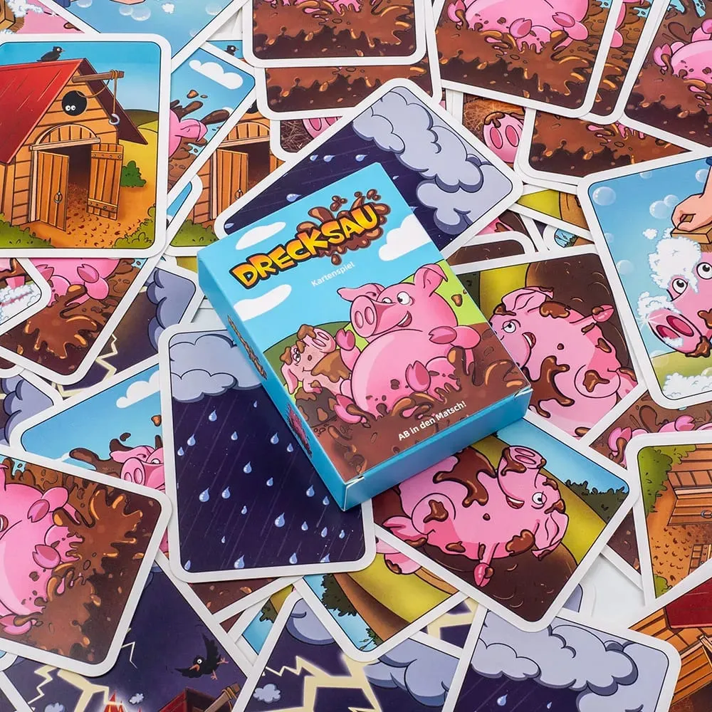 Hot Sale 1Set Hot Drecksau Party Cards Game Board Game Intellectual Toys Gifts 10.7*7.6cm — image 6
