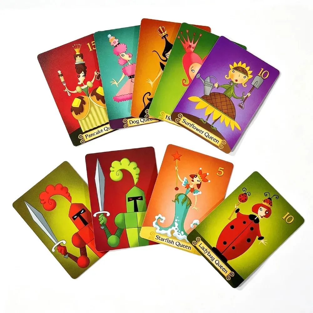 The Sleeping Queens Trò Chơi Bài Phiên Bản Tiếng Anh Đầy Đủ Họ Board Game 2-5 Người Chơi Chiến Thuật Thẻ Trò Chơi Dành Cho Người Lớn Đảng quà Tặng — image 2
