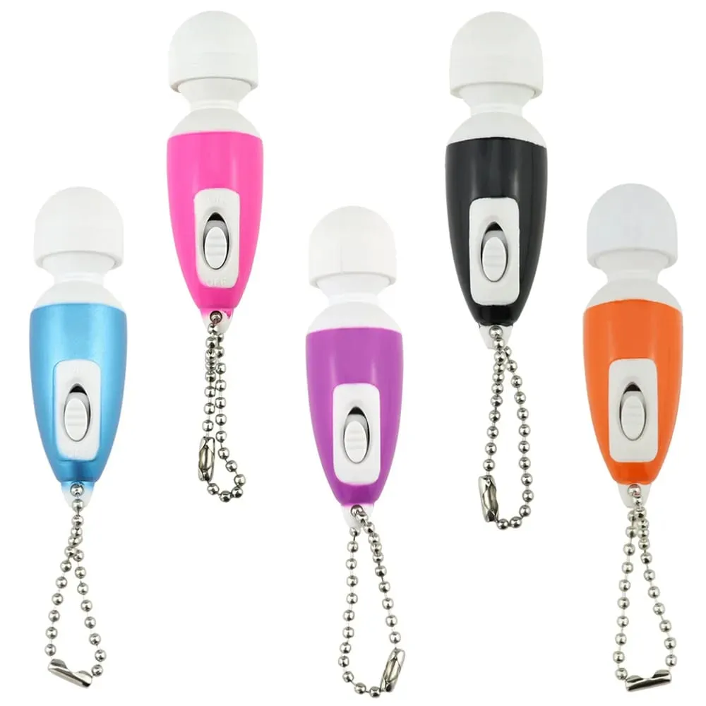 Mini Key Chain Women AV Vibrator Bullet Vibrating Wand G Spot Massager Masturbator Portable Anal Stimulator Sex Toys for Woman — image 2