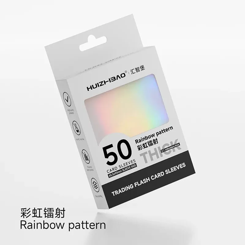 65.5×90mm 자필 카드 소매 TCG 표준 크기/일본 크기 카드 덮개를 위한 다채로운 투명한 카드 보호자 — image 7