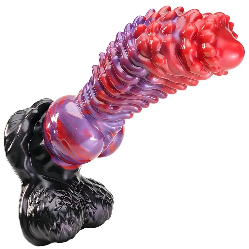 Ridges Fantasy Dildo Huge Monster Silicone Anal Toy Thick Knot Cock Penis Butt Plug Female Masturbation Adult Sex Products — image 1