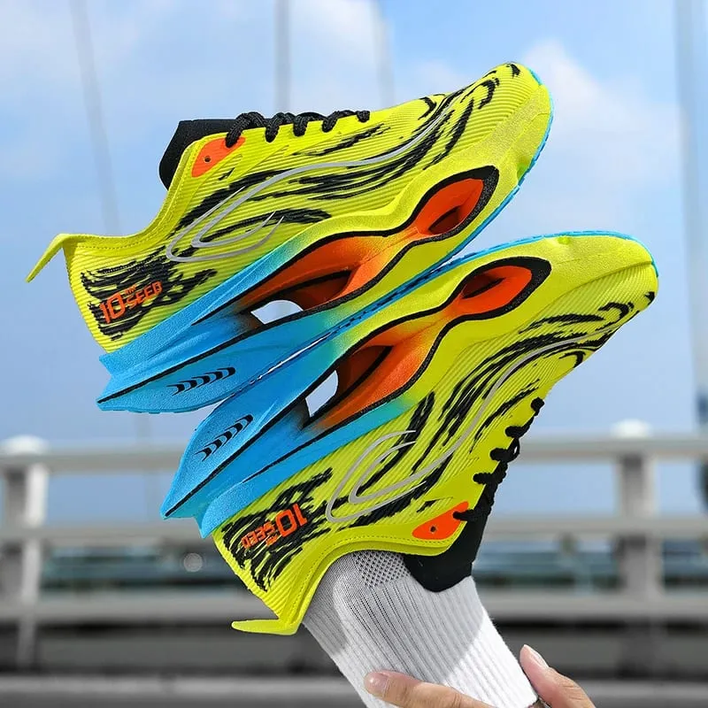 Comfortable Marathon Men Running Shoes Carbon Board Speciality Sports Breathable Lightweight Women's Athletic Sneakers Autumn — image 6