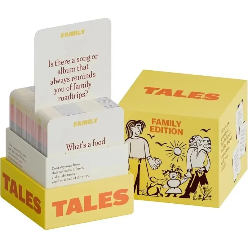 Family Edition Conversation Starter Cards 150Pcs Family Party Board Game Desktop Interactive Card Game for Gathering Gifts — image 6