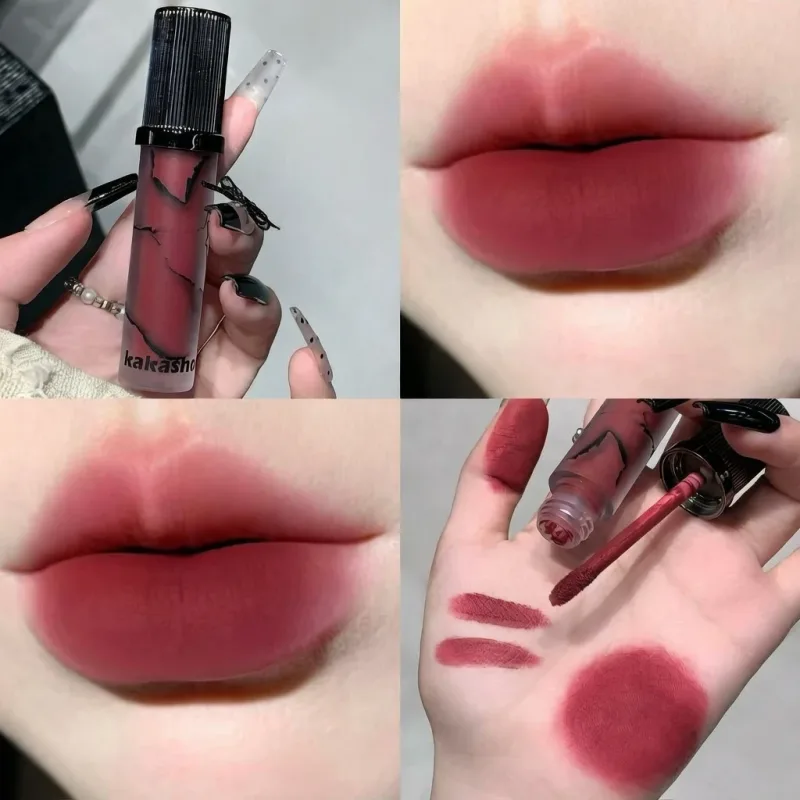 Marmo Opaco Labbra Fango Velluto Morbido Fog Tinta per labbra Cosmetici per labbra antiaderenti a lunga durata — image 9