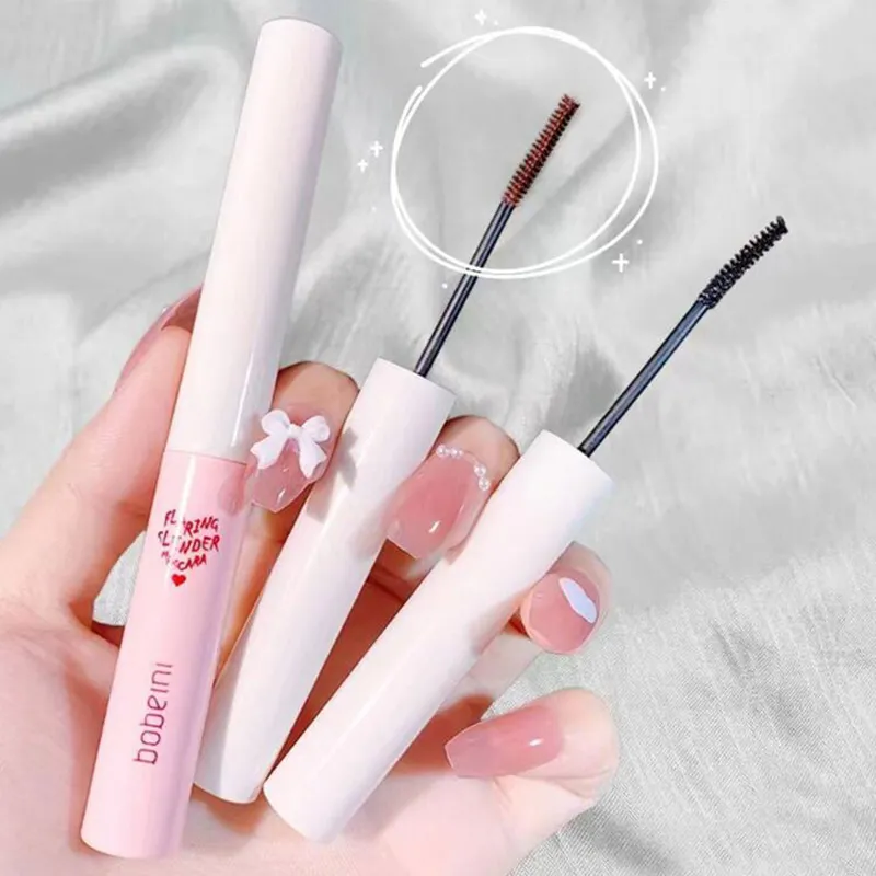 Ultra-fine Mascara Curl Thick Lengthening Eyelash Mascara Waterproof Non-smudge Brown Natural Curling Fine Brush Mascara Makeup — image 6