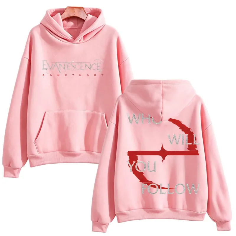 Evanescence Who Will You Follow Hoodie Unisex Gothic Rock Band Sweatshirts Long Sleeve Fans Concert Streetwear Unisex Loose Tops — image 17