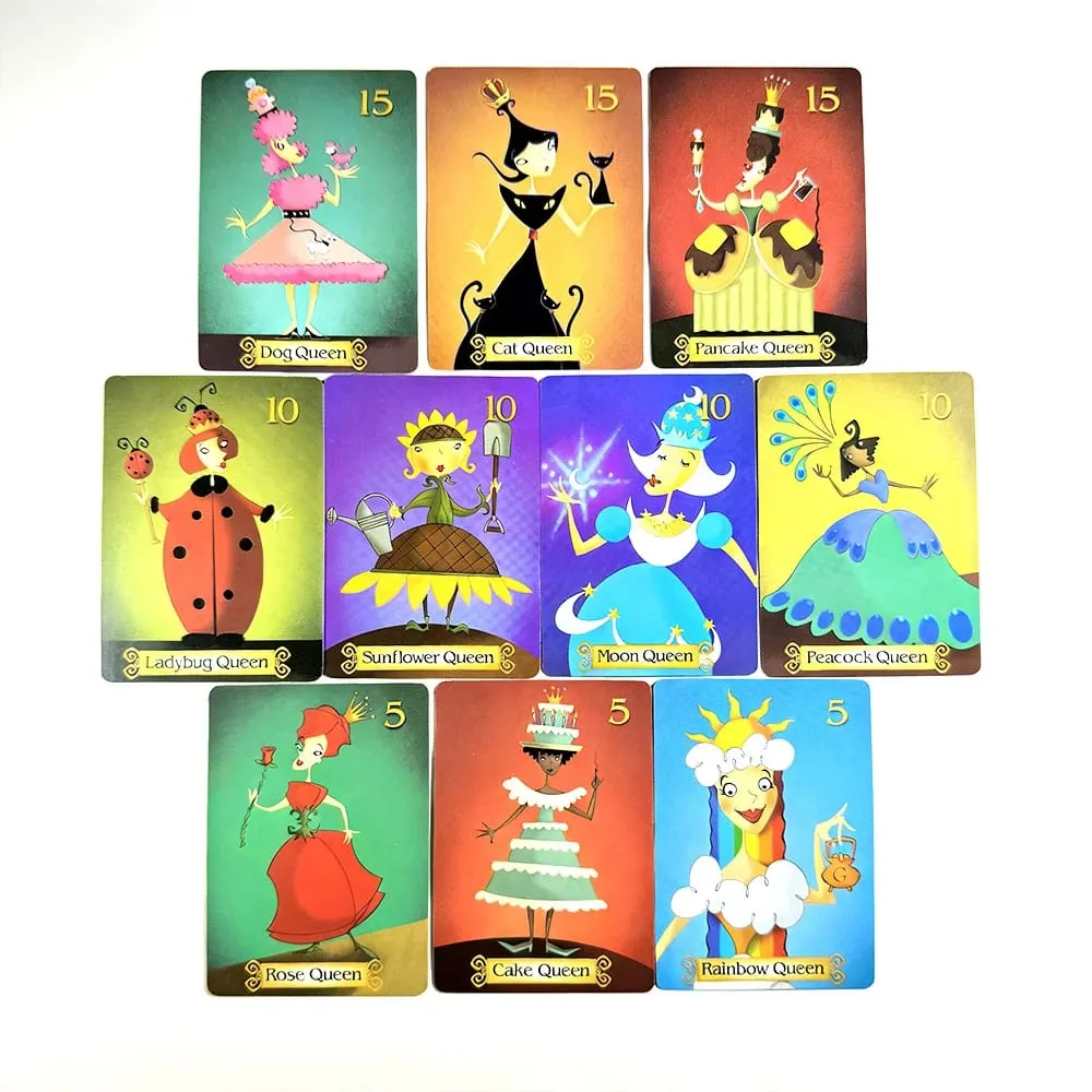 The Sleeping Queens Trò Chơi Bài Phiên Bản Tiếng Anh Đầy Đủ Họ Board Game 2-5 Người Chơi Chiến Thuật Thẻ Trò Chơi Dành Cho Người Lớn Đảng quà Tặng — image 4