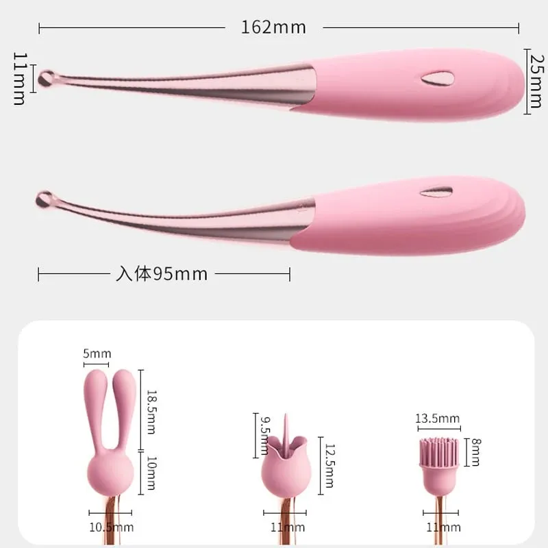Μίνι δονητής σιλικόνης G-spot Vibrator 12 ταχυτήτων πρωκτικό θηλή Clitoris Stimulator Massager Παιχνίδια σεξ ενηλίκων για γυναίκες Αυνανιστής — image 4