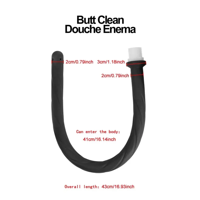Silicone Anal Vaginal Douche Butt Plug Multi-Function Enema Plug-In Shower Anal Dilators Mga Pang-adulto Mga Laruan ng Pang-adulto Mga Laruang Pang-Sex