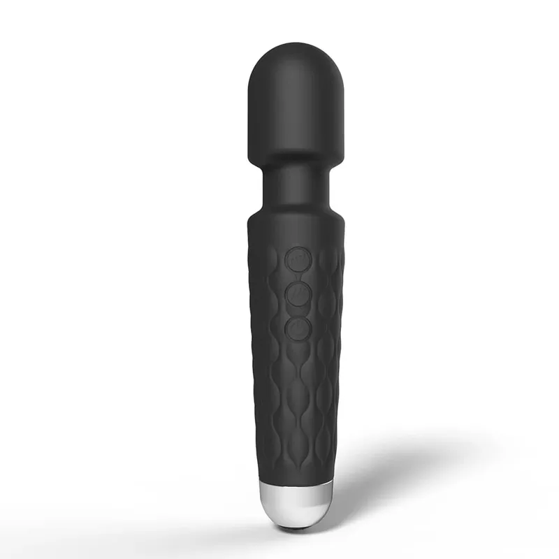 Penggetar Kuat Tongkat Ajaib Wanita USB Boleh Dicas semula Alat Urut Kalis Air Klitoris G-Spot Vibrator Mainan Seks Sesuai untuk Dewasa