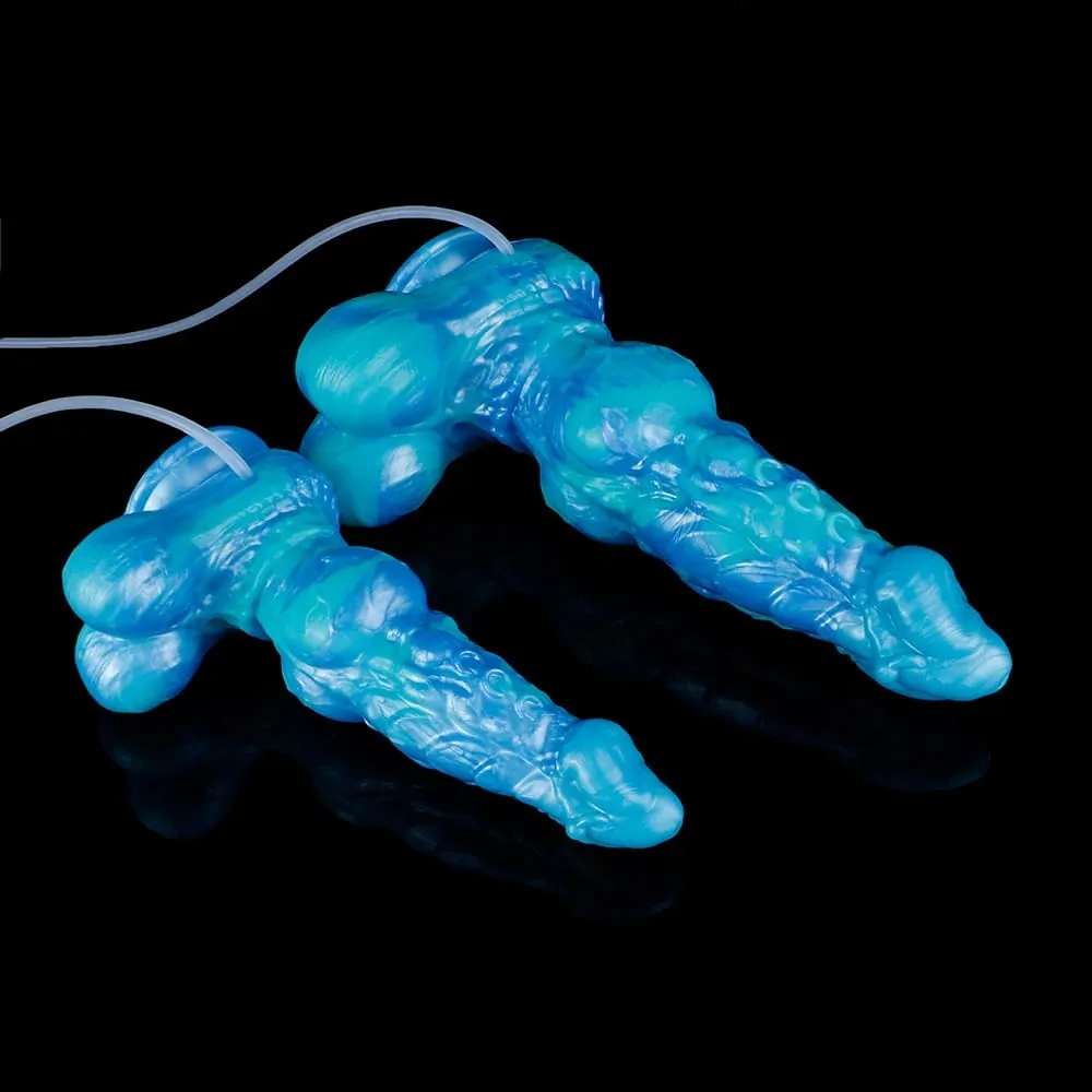 Silicone Electric Squirting Fantasy Dildos with Suction Cup Prostate Massager Ejaculating Penis Sex Toys For Women Men