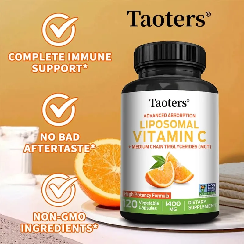 Liposomal Vitamin C 1400mg - Promotes Collagen Production Immune Support Powerful Antioxidant — image 4