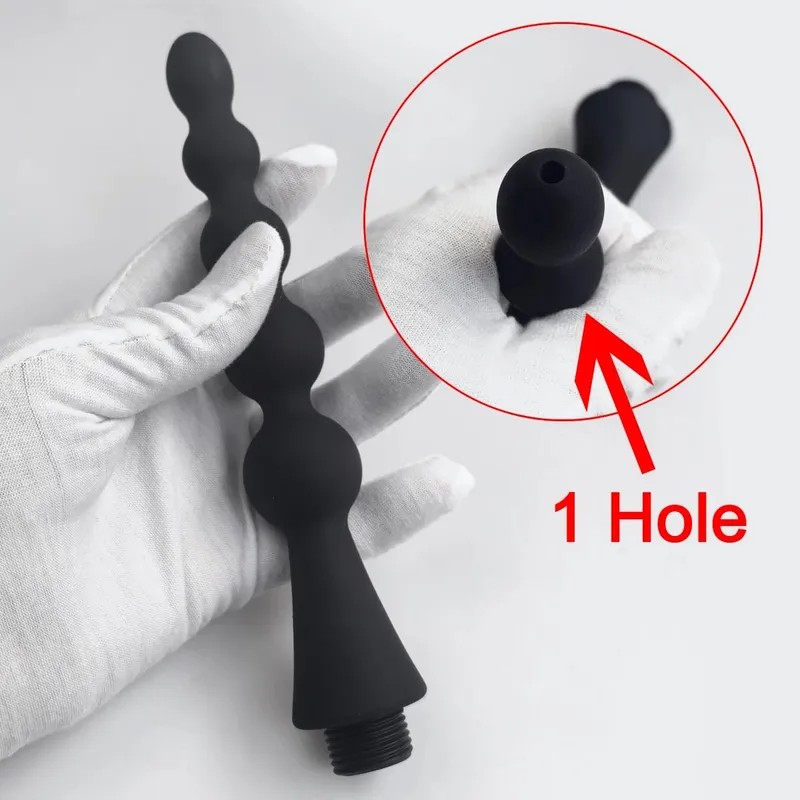 1ชิ้นซิลิโคนก้นล้างplug-inห้องอาบน้ำฝักบัวสวนทวารหนักdilatorsทำความสะอาดห้องน้ำผู้ใหญ่เซ็กส์ทอยBDSMทาสสุขภาพทางเพศ — image 9