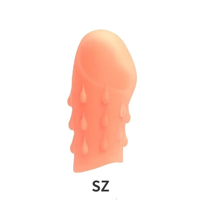 Glans Cover Penis Enlargement Sleeve Foreskin Corretion Cock Ring Penis Extender Delay Ejaculation Sex Toys for Men Adult Toys — image 10