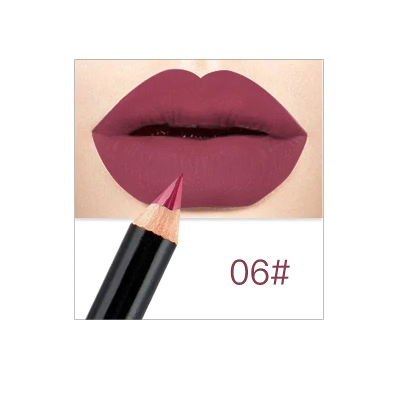 12 Colors Brand Lip Pencils Matte Lipliner Pencil Waterproof Makeup Lips 2020 Matte Lipstick Lip Liner Pen Smooth Nude Cosmetics — image 15