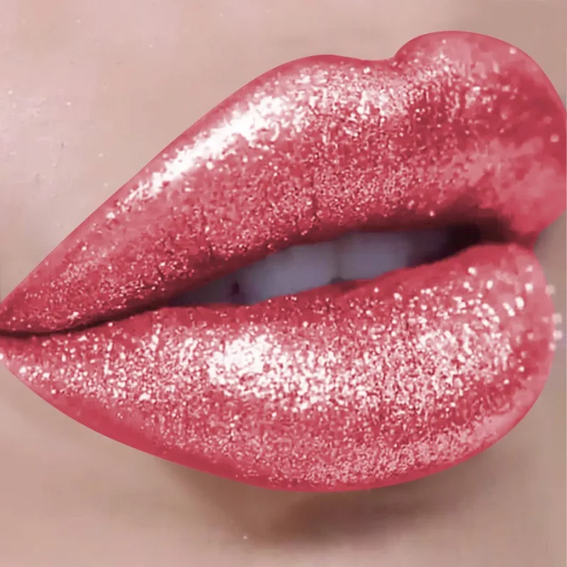 18 barev Diamonds Glitter Lesk na rty Dlouhotrvající voděodolná tekutá rtěnka Perleťová zářivá barva rtů Jiskřivý make-up na rty Ženy — image 3