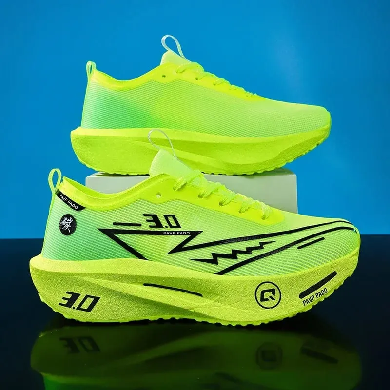 Carbon Plate Marathon Running Shoes Men Women Breathable Lightweight Shock Absorbing Non Slip Sports Athletic Sneakers New — image 13