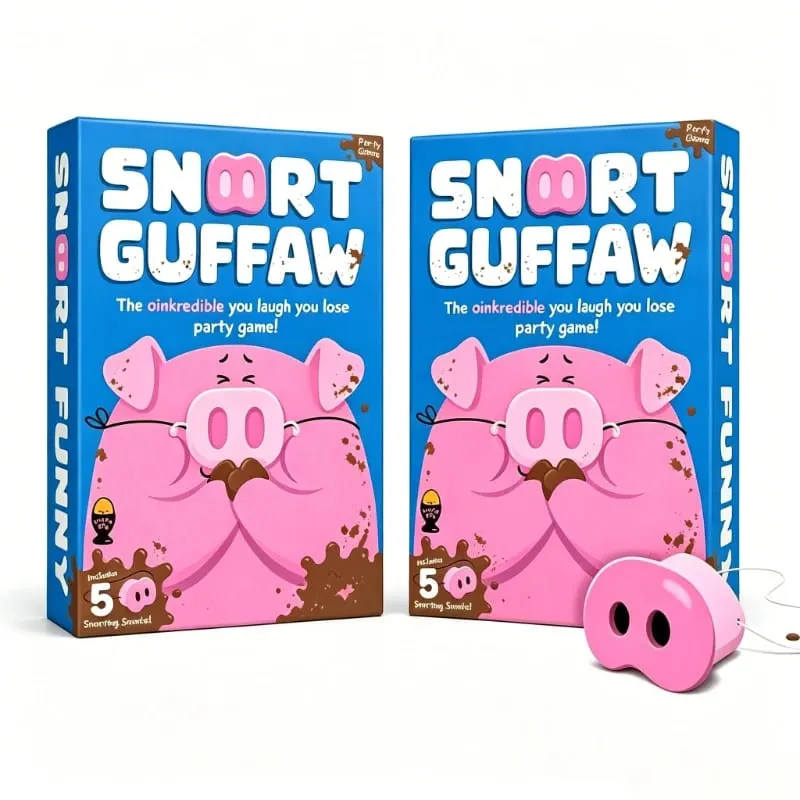 The New SNORT GUFFAW Party Game Smiling Means You Lose. — image 10