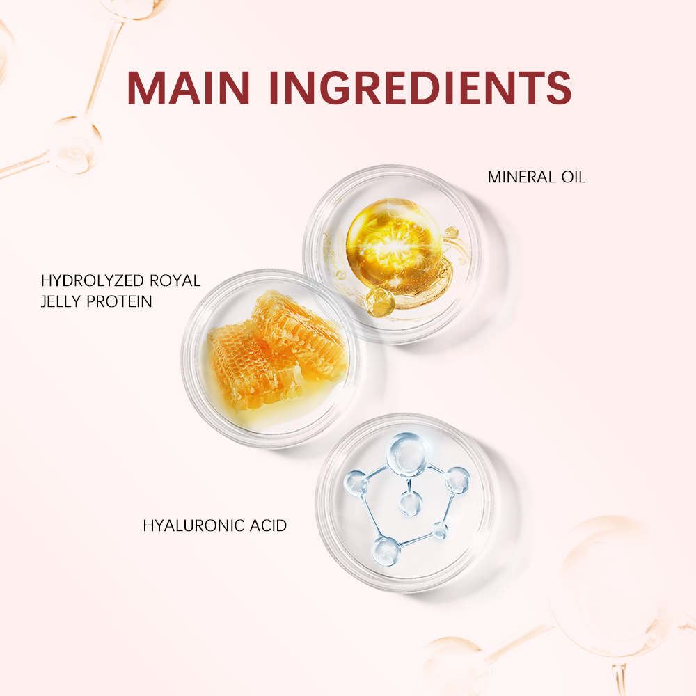 Pha Lê Trái Cây Mật Ong Tinh Chất Môi Dầu Gợi Cảm Đầy Đặn Môi Thạch Dâu Tinted Lip Chất Lỏng Chống Thấm Nước Dưỡng Ẩm Dầu Lipgloss Trang Điểm — image 7