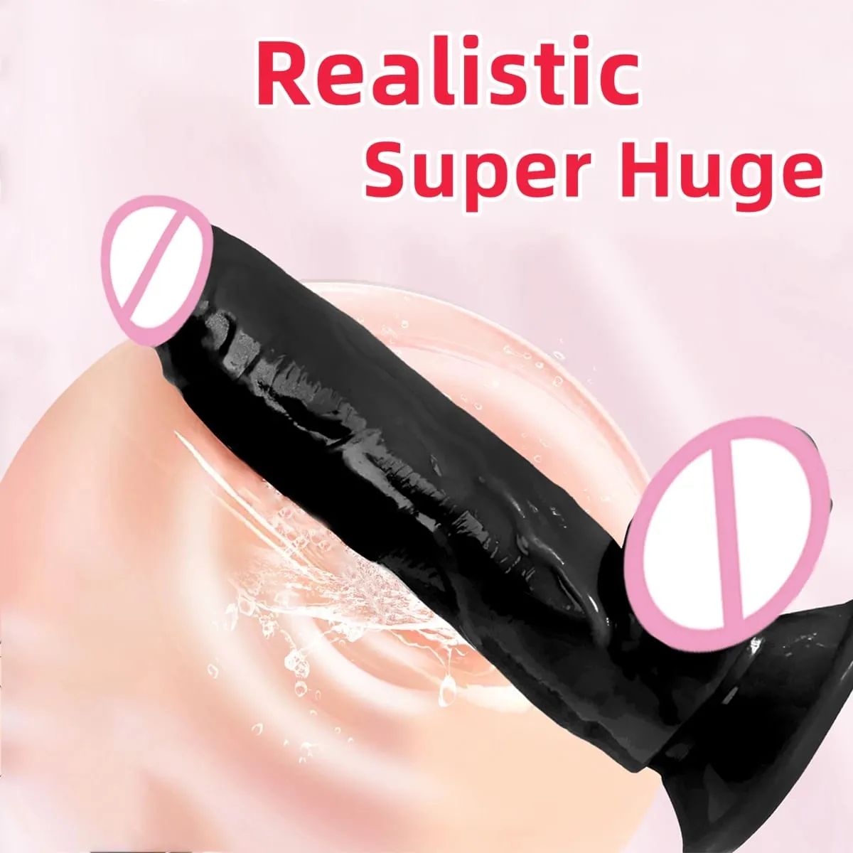 Realistic Big Dildo Huge Fake Penis With Suction Cup Flexible Artifical Dick Female Vagina Anal Masturbation For Lesbain Sex Toy — image 5