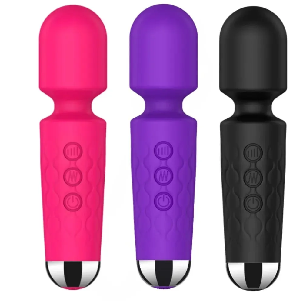 20 速魔棒震動器 G 點陰蒂刺激器充電防水按摩器女用性玩具 — image 1