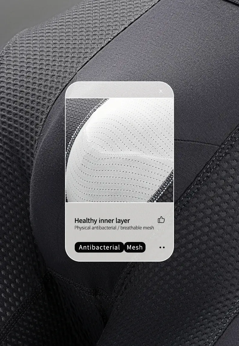 Ropa interior deportiva extendida, calzoncillos tipo bóxer para hombre, pantalones cortos cuadriláteros de entrenamiento transpirables de talla grande para correr, antiabrasión Modal — image 5