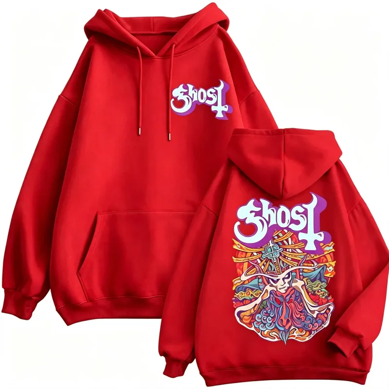 Ghost Band Graphic Zipper Hoodies Men Women Fashion Y2k Oversized Zip Up Sweatshirts Gothic Rock Hip Hop Pullovers Streetwear — image 10