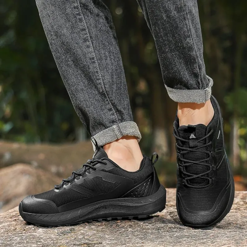 New Wide Head Sneakers Men's Outdoor Mountaineering Anti Slip Sneakers Spring and Autumn Fashion Leisure Travel Hiking Shoes — image 3