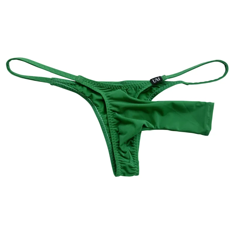 Sissy szexi férfi hosszú ujjú, nyitott ágyéki bikini, puha sztreccs, elválasztott tasak, légáteresztő alvási nappali alsónemű — image 12