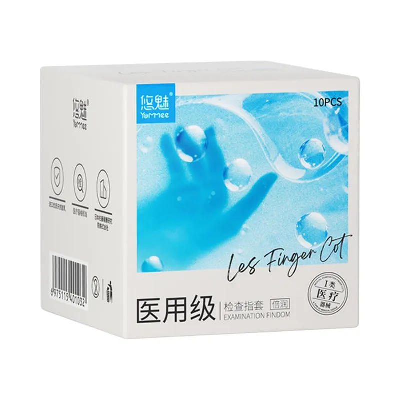 8/10pcs Ultra-thin Lubrication Finger Sl