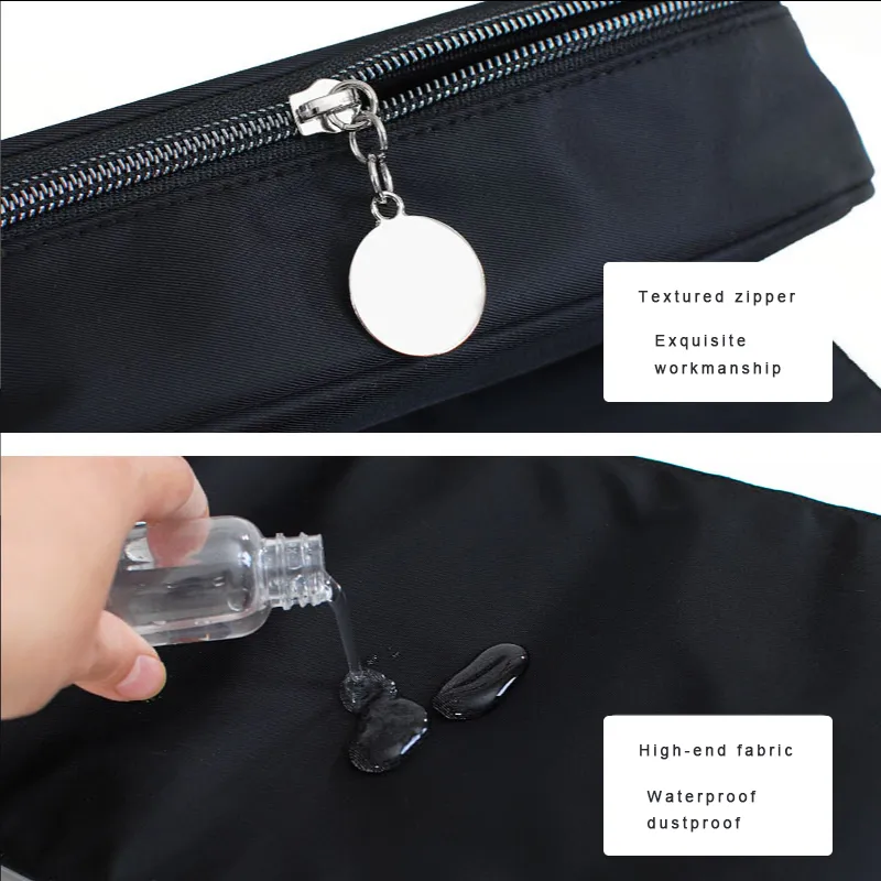 Make-up-Tasche für Damen, Kosmetikpinsel-Tasche, Reise-Organizer, Make-up-Pinsel, Faltwerkzeuge, Rolltaschen, wasserdichter Nylon-Make-up-Koffer — image 4