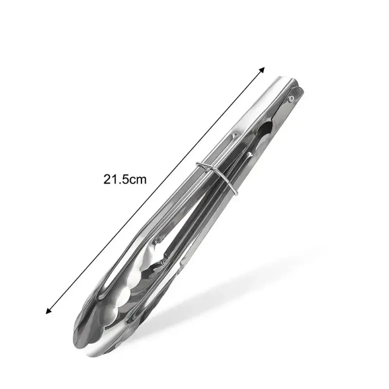 Stainless Steel Food Tongs Food Grade Meat Steak Barbecue Tong Multi-size Non Slip Long Handle Bread Clips Kitchen Cooking Tools — image 10