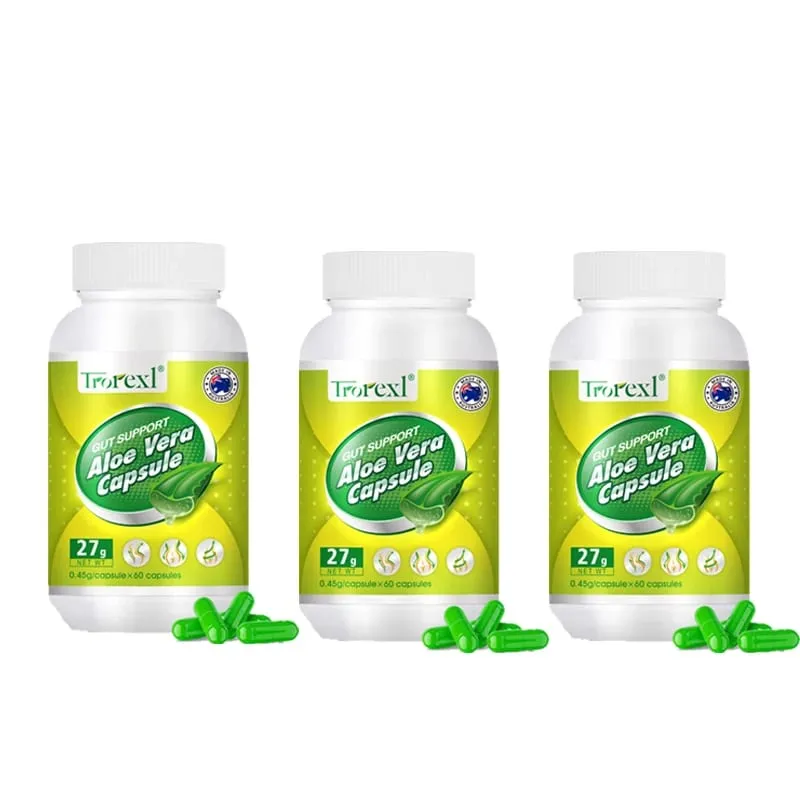 Produkty na hubnutí pro muže a ženy Aloe Vera Veganské kapsle na snížení chuti k jídlu — image 9